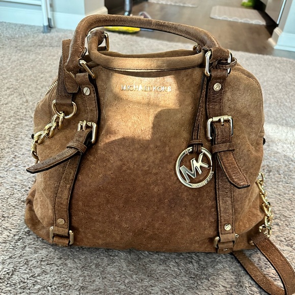 Michael Kors Extra Large Bedford Bowling Satchel - Picture 1 of 8